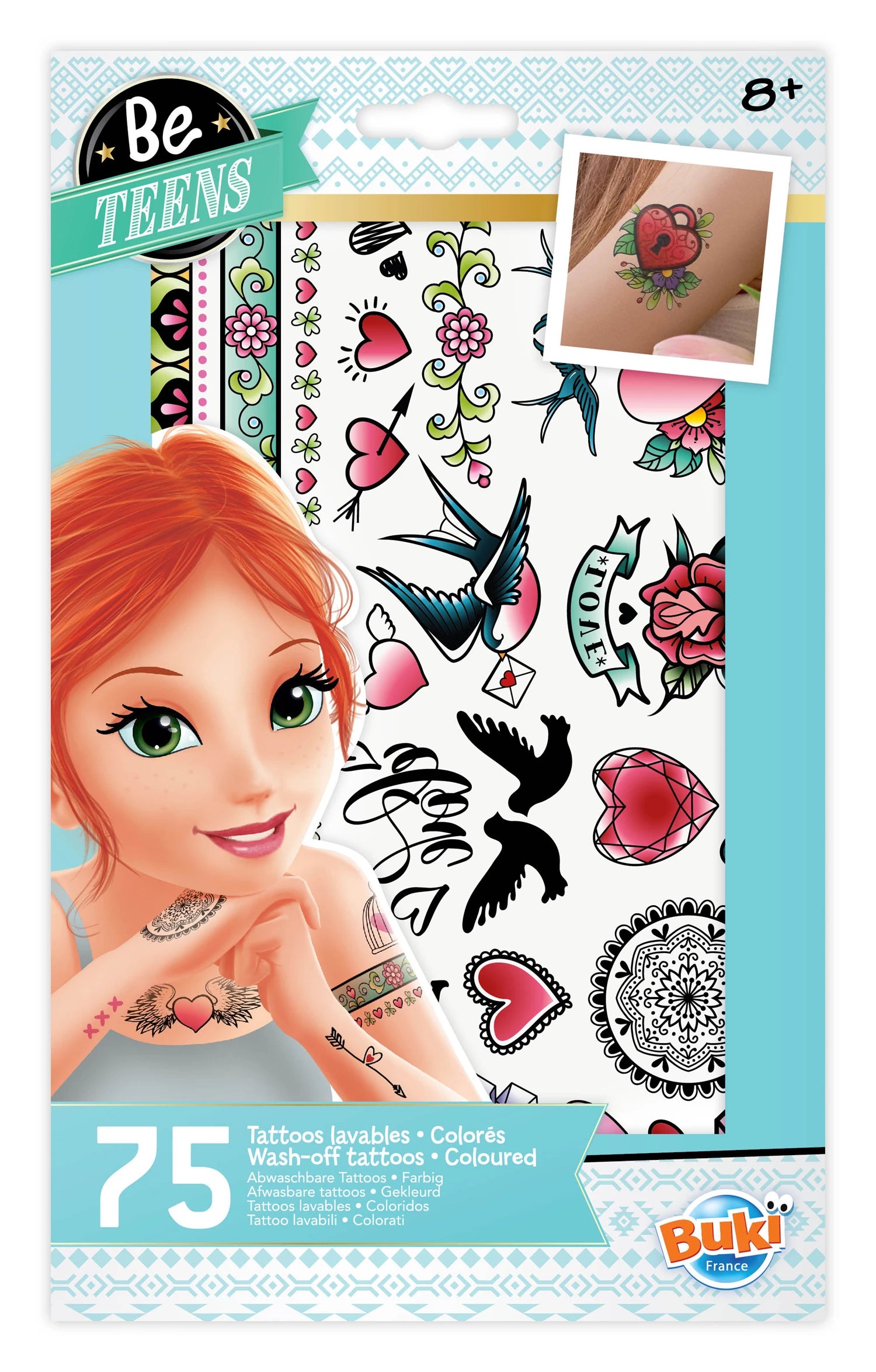 BE TEENS FARBIG TATTOOS X75