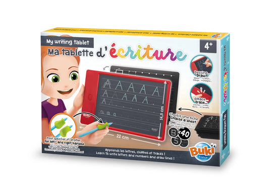 MA TABLETTE D'ECRITURE JUNIOR (FR-DE-IT-ES-NL-EN)