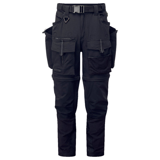 Portwest BX321 Hose – Schwarz/Gelb – strapazierfähige Arbeitshose