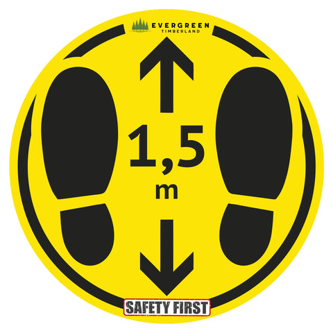 Bodenaufkleber bis 400 cm²- Sehr haltbarer Bodenaufkleber