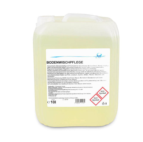 Detergente per pavimenti, valore di pH 8-9, pallet con 60 fusti da 10 litri