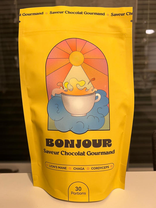 Bonjour Gourmet Chocolate – Functional Mushroom Hot Chocolate
