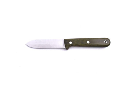 Kephart 115 - GreenMicarta - Flat - Bushcraft