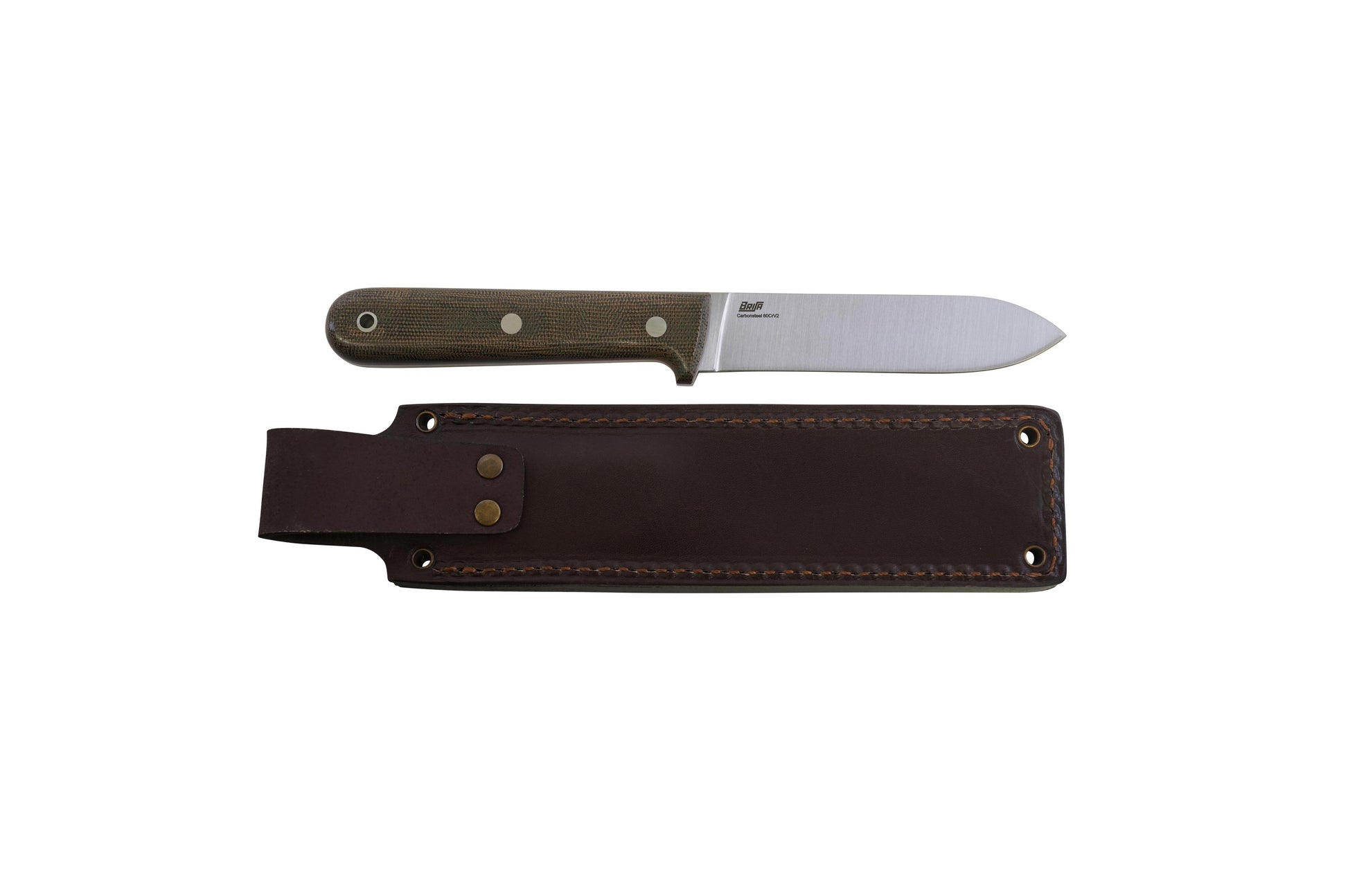 Kephart 115 - GreenMicarta - Flat - Leather