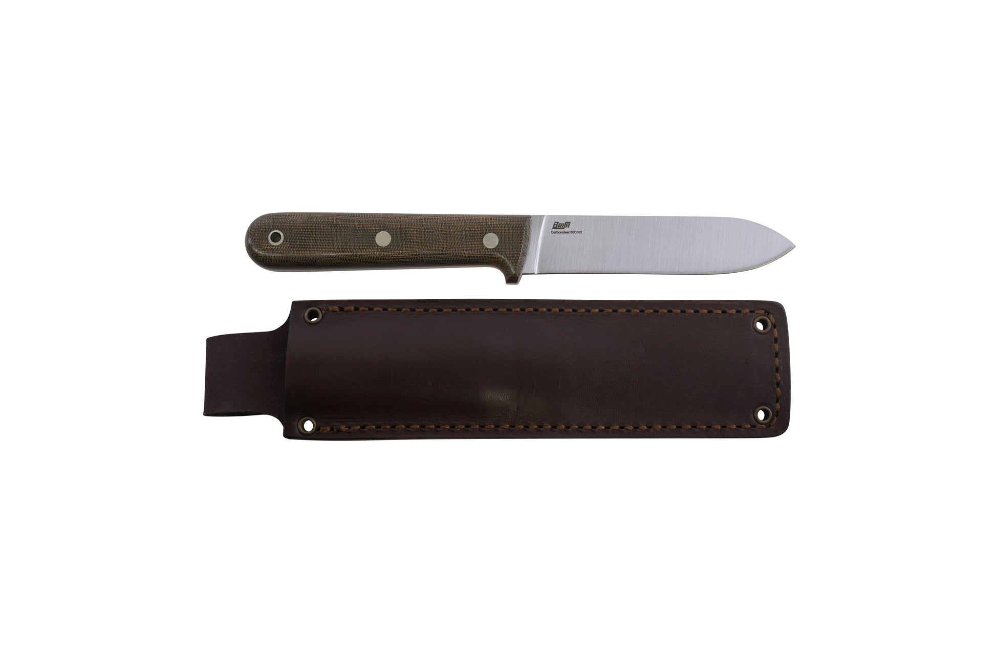 Kephart 115 - GreenMicarta - Flat - Leather