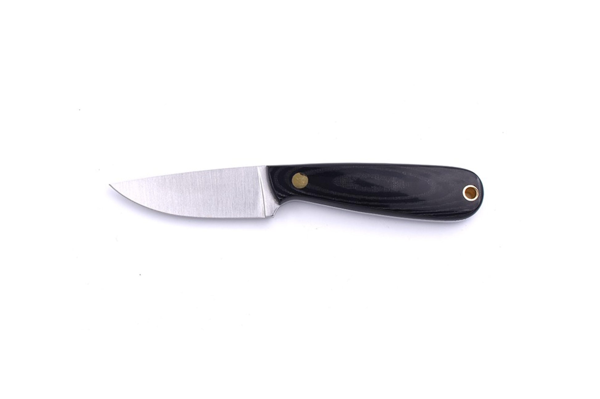 Necker 70 - BlackMicarta - Flat - Leather