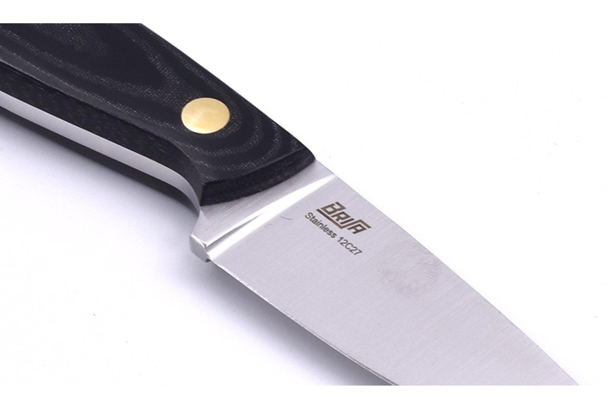 Necker 70 - BlackMicarta - Flat - Leather