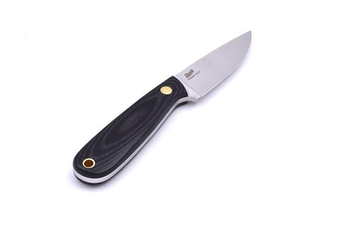 Necker 70 - BlackMicarta - Flat - Kydex