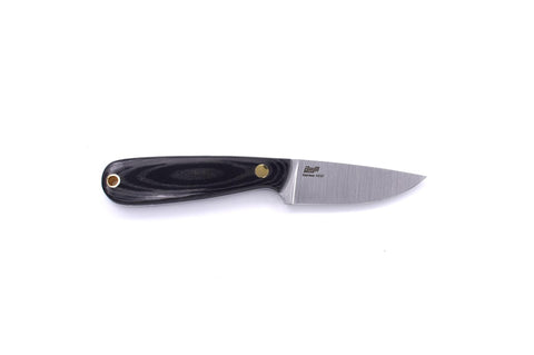 Necker 70 - BlackMicarta - Flat - Kydex