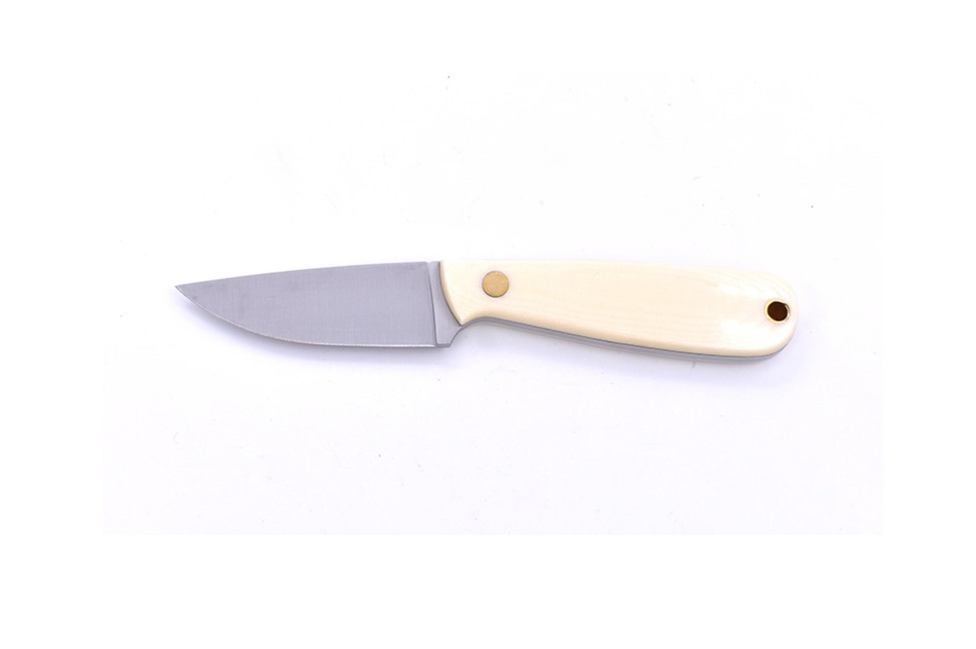 Necker 70 - IvoryMicarta - Flat - Leather