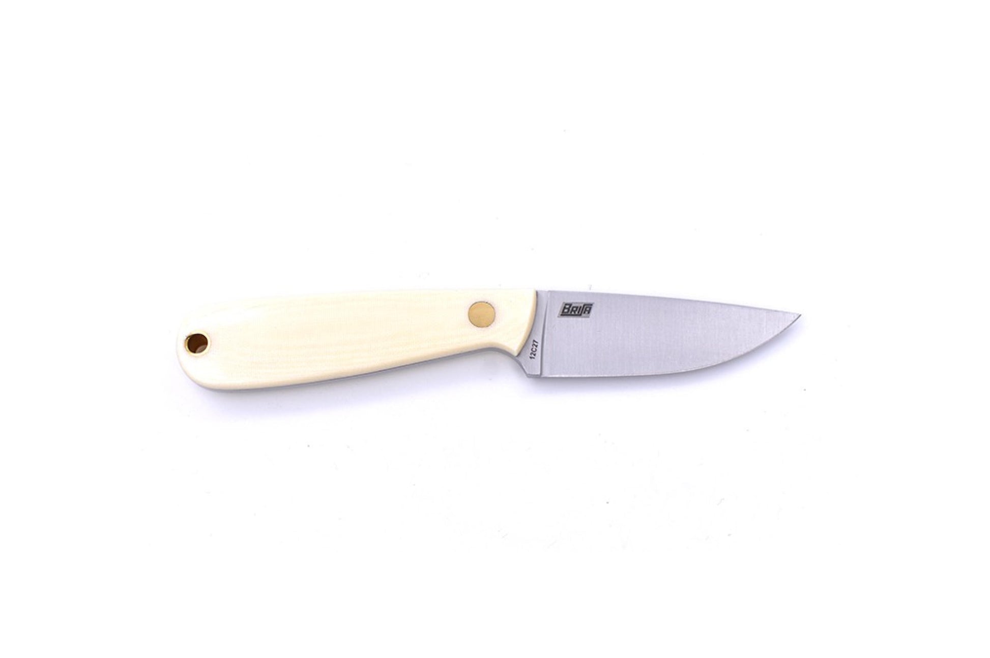 Necker 70 - IvoryMicarta - Flat - Leather