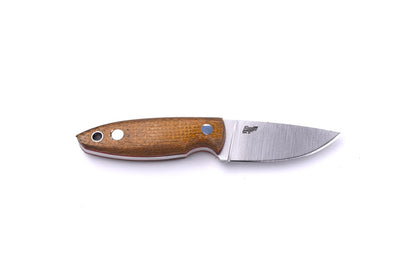 Scara 60 - MustardMicarta - Flat - Kydex