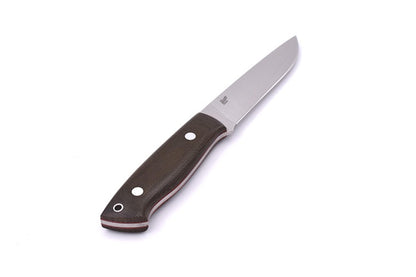 Trapper 115 - GreenMicarta - Flat - Firesteel