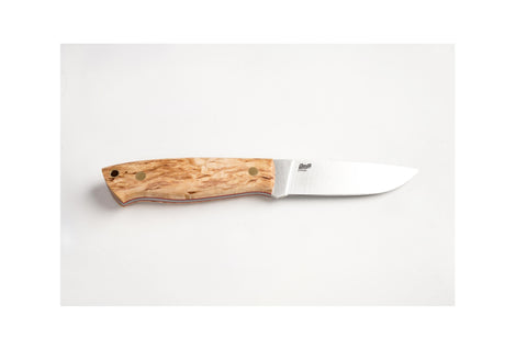 Trapper 95 - Curly Birch - Flat - Firesteel