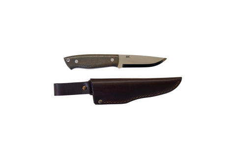 Trapper 95 - GreenMicarta - Scandi - Leather