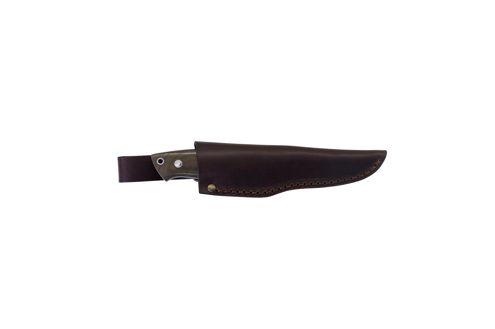 Trapper 95 - GreenMicarta - Scandi - Leather