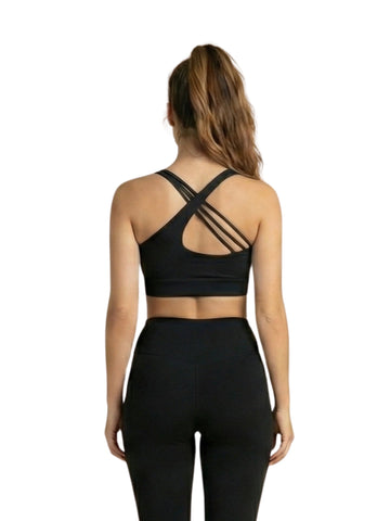 396 - Svart sports-bh - Komfort og stil 🖤✨