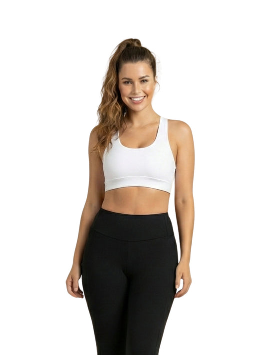 397 Брон - Спортивний Бра Білий - Стильний Комфорт✨