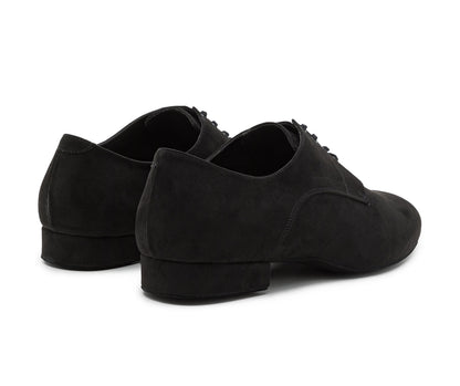 Noble Tanzschuhe in Schwarz Wildleder