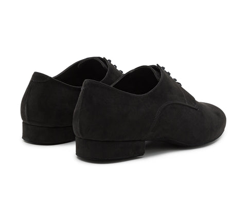 Noble Tanzschuhe in Schwarz Wildleder