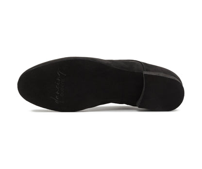 Noble Tanzschuhe in Schwarz Wildleder
