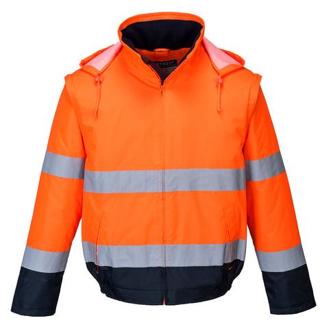 Portwest C464 Arbeitsjacke – Orange/Marine – robust & funktional