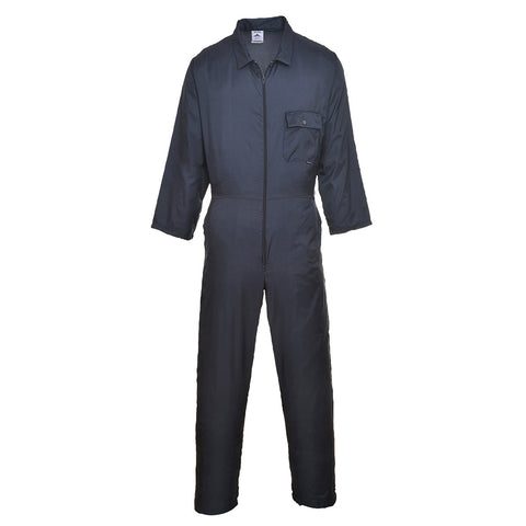 NYLON-OVERALL MIT REIßVERSCHLUSS