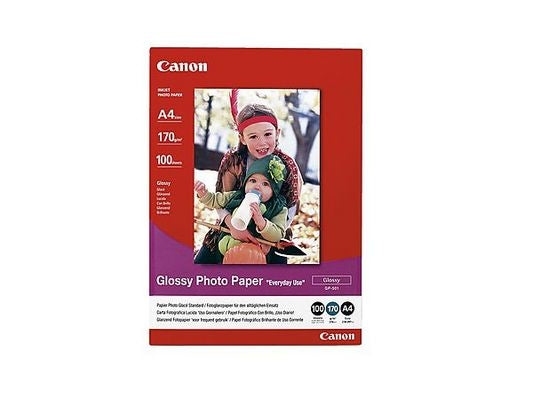 CANON Photo Paper glossy A4 GP501A4 InkJet, 210g 5 Blatt