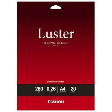 CANON Photo Paper Pro Luster A4 LU101A4 InkJet, 260g 20 Blatt