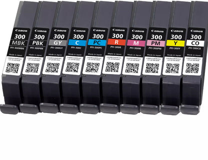 CANON Multipack Tinte 10 Farben PFI-300Mult iPF PRO-300 10x14.4ml