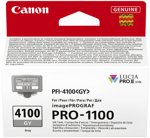 CANON Tintenpatrone grau PFI-4100GY iPF PRO-1100 80ml