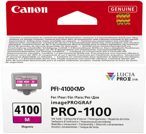 CANON Tintenpatrone magenta PFI-4100M iPF PRO-1100 80ml