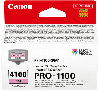 CANON Tintenpatrone photo magenta PFI-4100PM iPF PRO-1100 80ml
