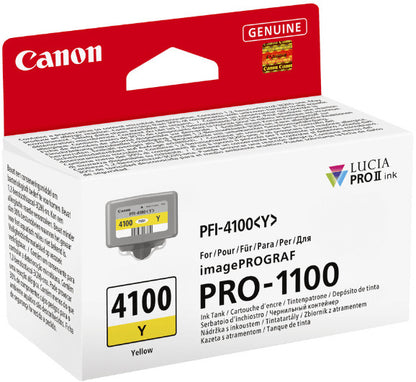 CANON Tintenpatrone yellow PFI-4100Y iPF PRO-1100 80ml
