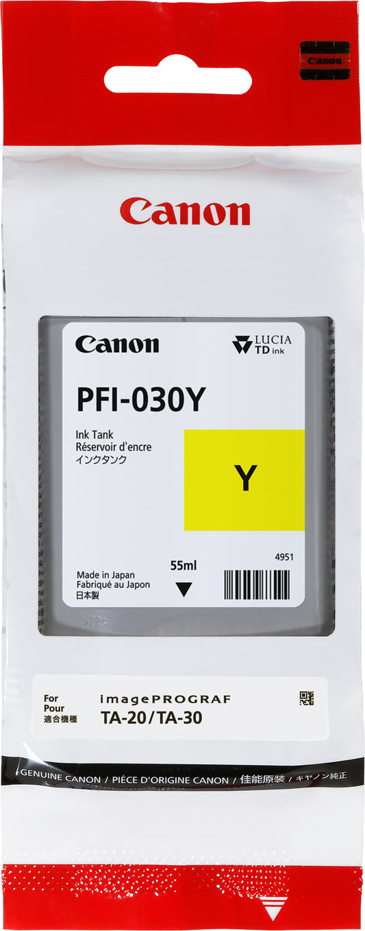 CANON Tintenpatrone yellow PFI030Y iPF TX-20 55ml