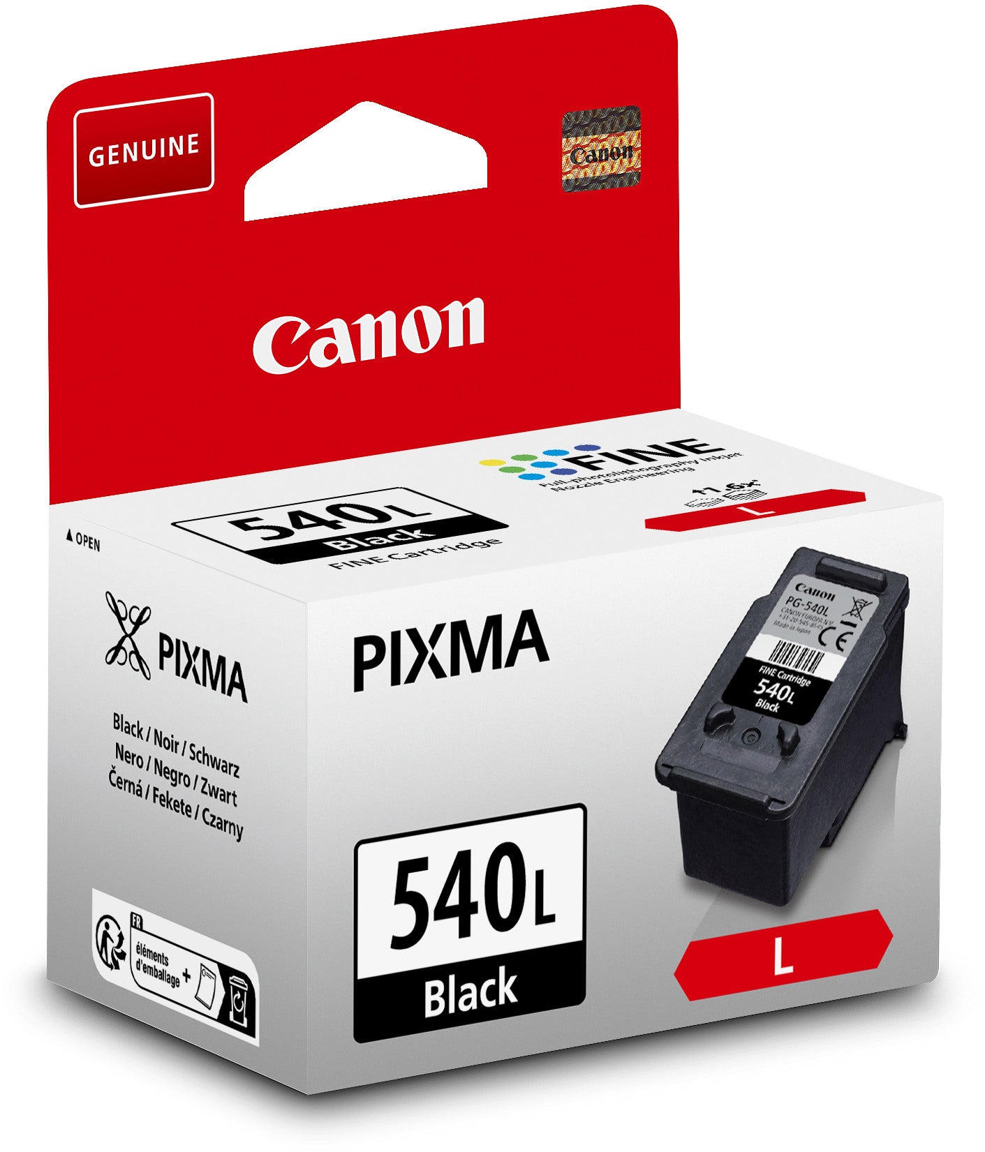 CANON Tintenpatrone L schwarz PG-540L PIXMA MG2150 11ml