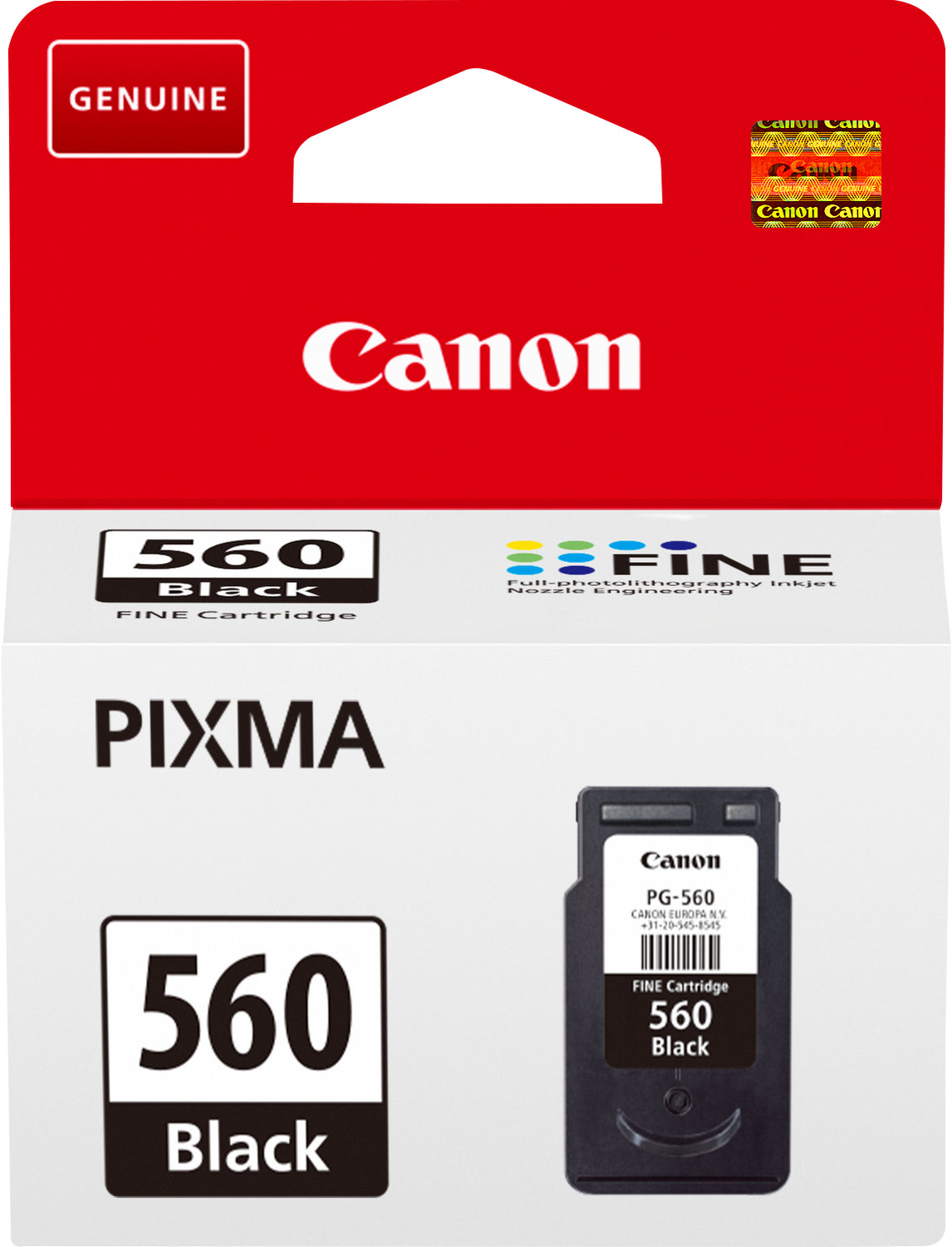 CANON Tintenpatrone schwarz PG-560 PIXMA TS 5350 7.5ml