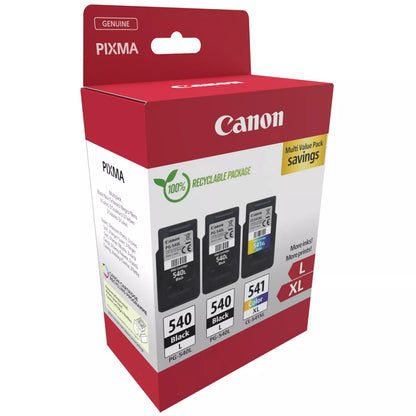 CANON Multipack Tinte L+XL BKCMY PGCL540/1 Pixma MG2150 2xLBK & 1xCMYXL