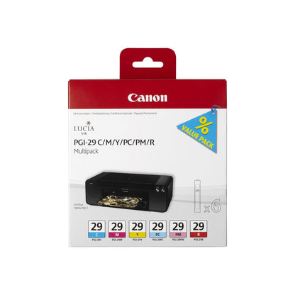 CANON Multip. MBK/PBK/DGY/GY/LGY/CO PGI-29 MultG PIXMA Pro-1 6x36ml