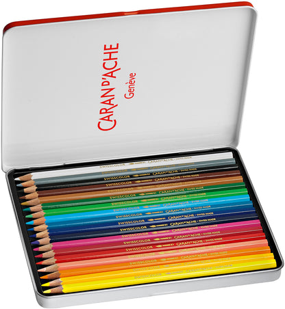 CARAN D'ACHE Farbstifte Swisscolor 1285.718 assortiert 18 Stück