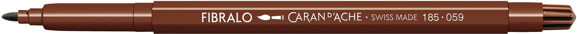 CARAN D'ACHE Fasermalstift Fibralo 185.059 braun