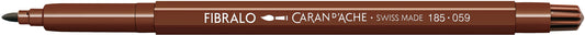 CARAN D'ACHE Fasermalstift Fibralo 185.059 braun