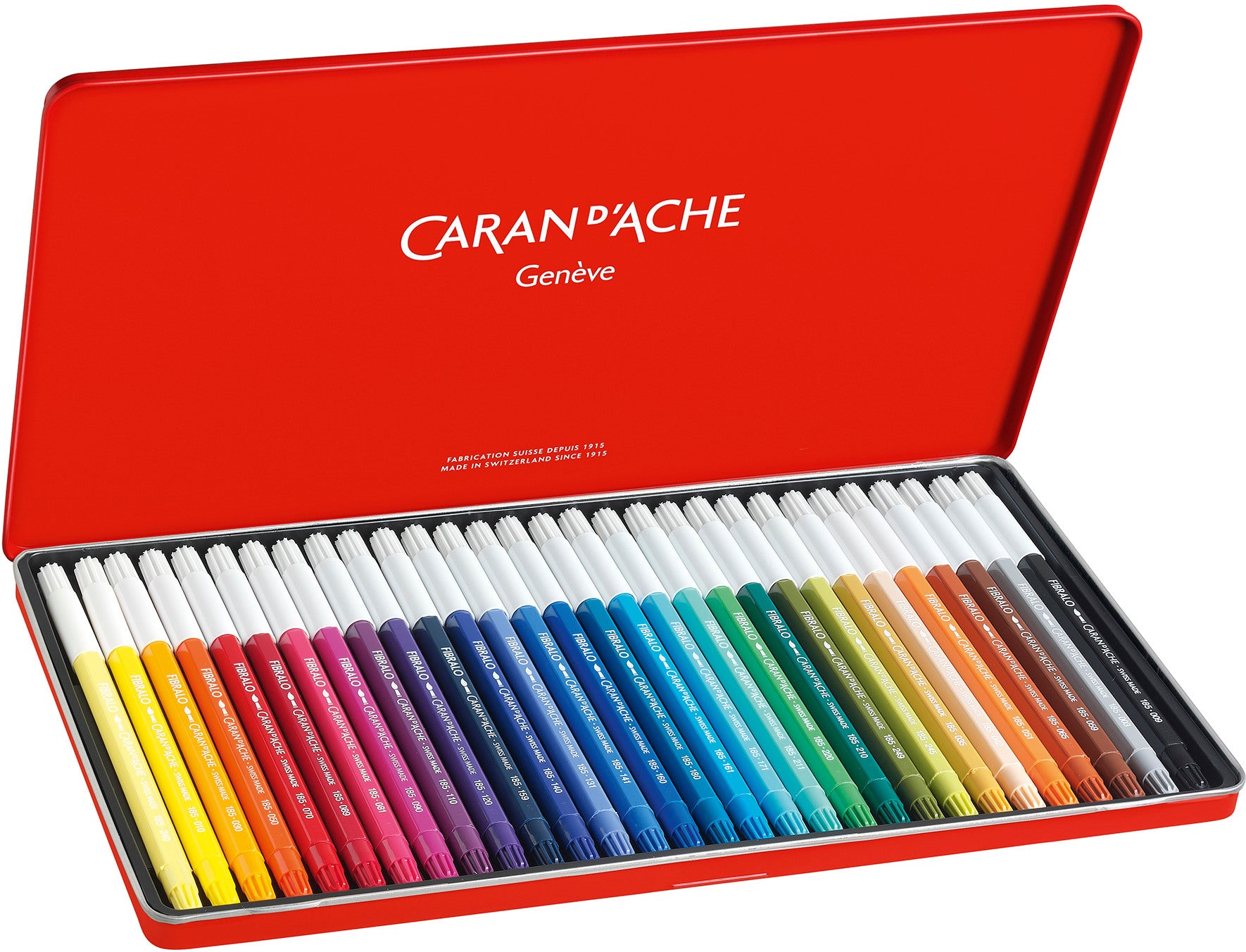 CARAN D'ACHE Filzstift Fibralo M 185.330 30-farbig assortiert