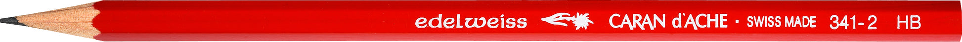CARAN D'ACHE Schulbleistift Edelweiss HB 341.272 rot