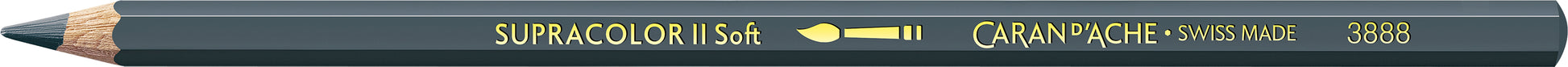 CARAN D'ACHE Farbstifte Supracolor 3,8mm 3888.008 grauschwarz