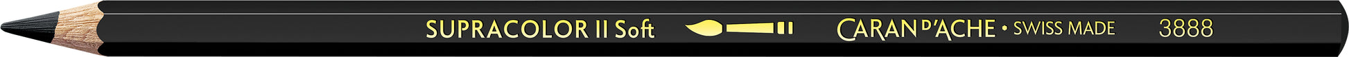 CARAN D'ACHE Farbstifte Supracolor 3,8mm 3888.009 schwarz