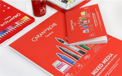 CARAN D'ACHE Postkartenblock A6 454.112 12 Blatt 250g/m2