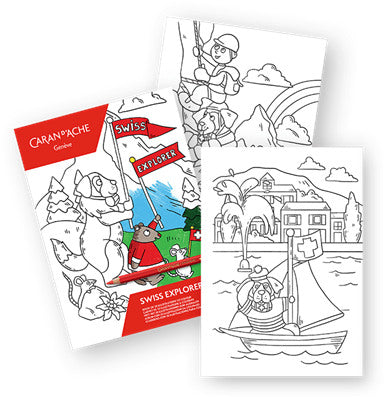 CARAN D'ACHE Swiss Explorer 454.702 Malbuch FSC