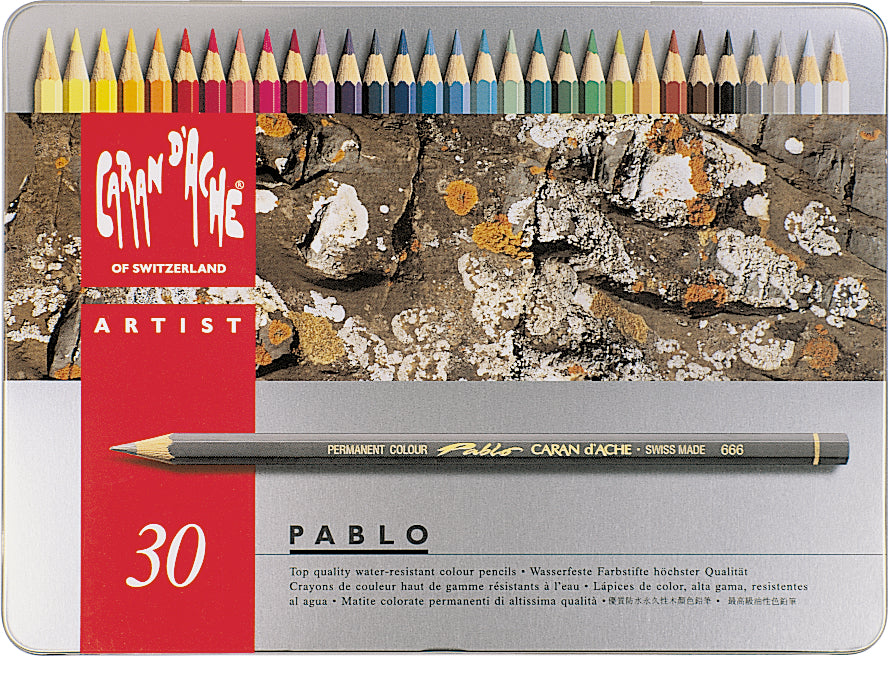 CARAN D'ACHE Farbstifte Pablo 666.330 30 Farben
