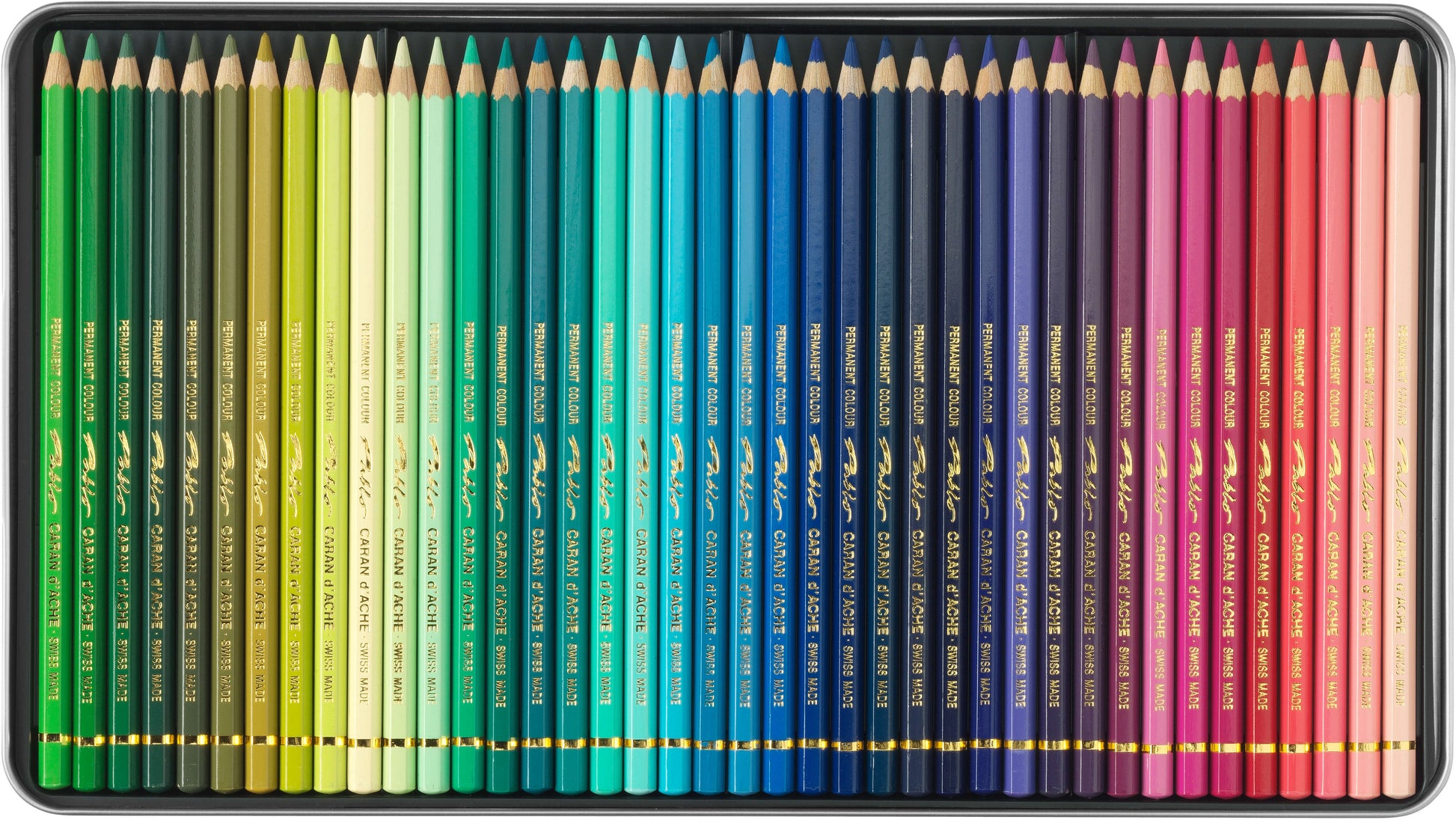 CARAN D'ACHE Farbstifte Pablo 666.380 ass. 80 Stück